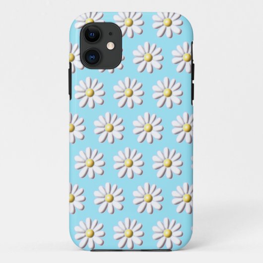 3D Daisy-Blume Case-Mate iPhone Hülle (Rückseite)