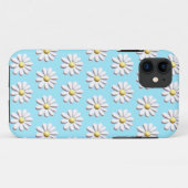 3D Daisy-Blume Case-Mate iPhone Hülle (Rückseite (Horizontal))