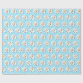 3D Daisy-Blume Geschenkpapier (Flach)