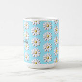 3D Daisy-Blume Kaffeetasse (Mittel)