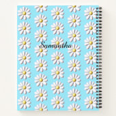 3D Daisy-Blume Notizblock (Rückseite)