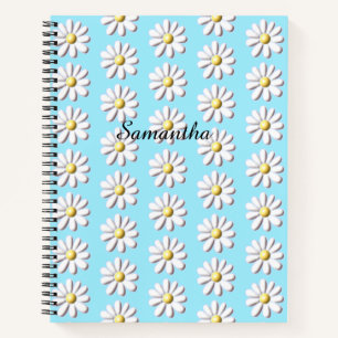 3D Daisy-Blume Notizblock