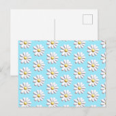 3D Daisy-Blume Postkarte (Vorne/Hinten)