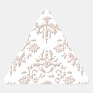 3D-Damasken Dreieckiger Aufkleber