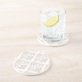 3D-Damasken Getränkeuntersetzer (Seite)