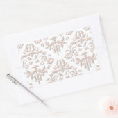 3D-Damasken Rechteckiger Aufkleber (Umschlag)