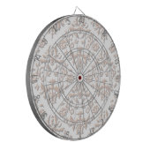 3D-Damaskus Dartscheibe (Vorderseite Links)