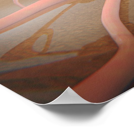 3D-Darstellung der Makrophage-Phagozytose Poster (Ecke)