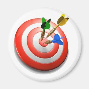 3D Darts BullsEYE Magnet