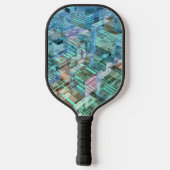 3D-Datenkuben Pickleball Schläger (Rückseite)