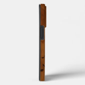 3D Debossed Clef Musical Notes on Wood Case-Mate iPhone Hülle (Rückseite / Rechts)