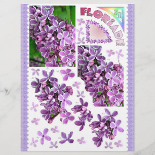 3D Decoupage - Floriade - Lilac Garden Blume