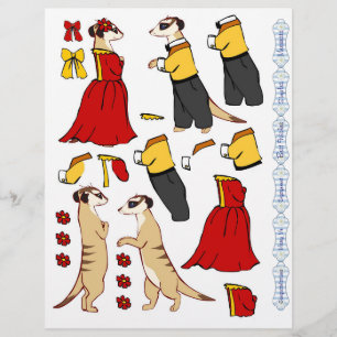 3D Decoupage - Meerkat Liebhaber