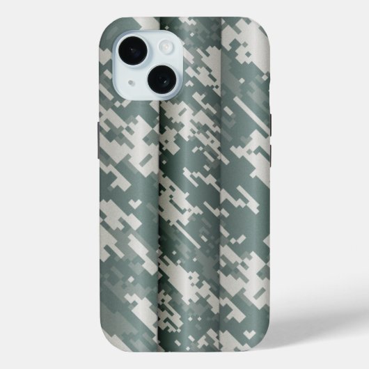 3D-digitale Camouflage Case-Mate iPhone Hülle (Rückseite)