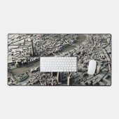 3D Digitale Karte von London Desktop Schreibtischunterlage (Tastatur & Maus)
