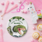 3D Dinosaur Birthday Pappteller (Party)