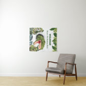 3D-Dinosaur-Geburtstag Wandteppich (Beispiel (Horizontal))