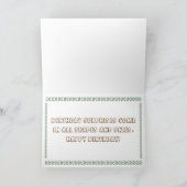 3D Dinosaurier Geburtskarte Karte (Innenseite)