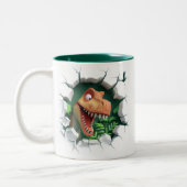 3D Dinosaurier Hot Cocoa Kinder Zweifarbige Tasse (Links)