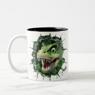 3D Dinosaurier Hot Cocoa Kinder Zweifarbige Tasse