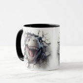 3D Dinosaurier-Loch in einer Tasse - Entfesseln Si (Vorderseite Links)