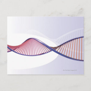 3D DNA Sweep Postkarte