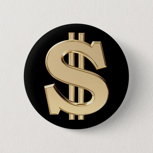 3D-Dollar Button (Vorderseite)