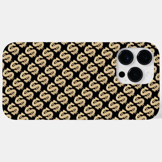 3D-Dollar Case-Mate iPhone Hülle (Rückseite (Horizontal))