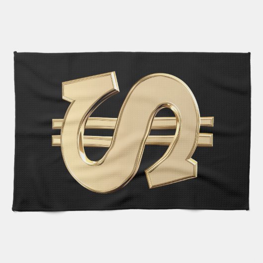 3D-Dollar Handtuch (Horizontal)