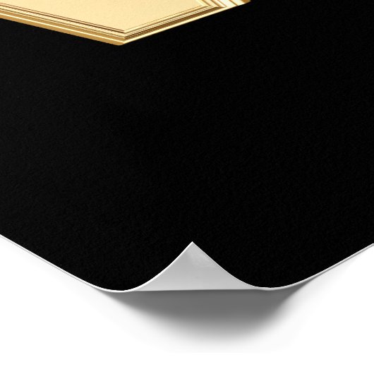 3D-Dollar Poster (Ecke)