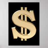 3D-Dollar Poster (Vorne)