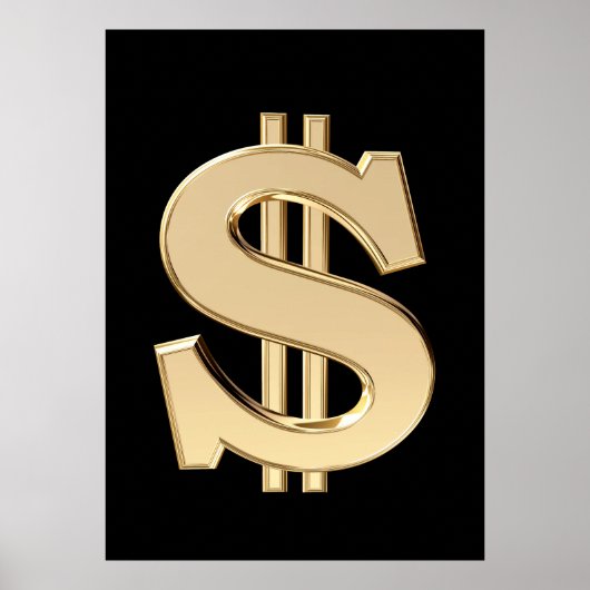 3D-Dollar Poster (Vorne)