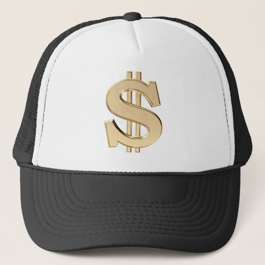 3D-Dollar Truckerkappe (Vorderseite)