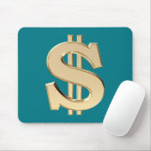 3D-Dollarzeichen Mousepad (Mit Mouse)
