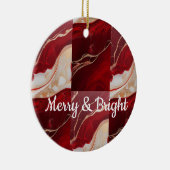 3D Double-Sided Ceramic Christmas Ornament  (Rechts)