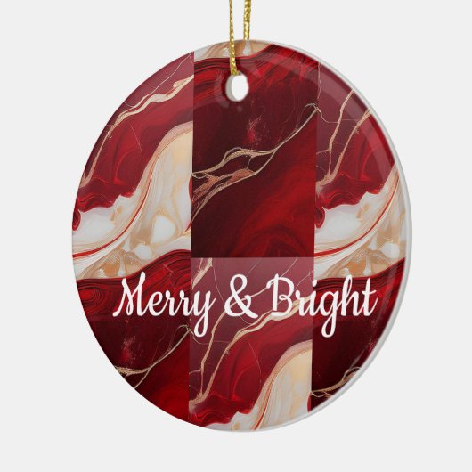 3D Double-Sided Ceramic Christmas Ornament  (Links)