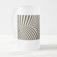 3D-Drehungen Mattierte Bier-Tasse