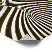 3D-Drehungen-Poster Poster (Ecke)