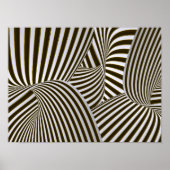 3D-Drehungen-Poster Poster (Vorne)