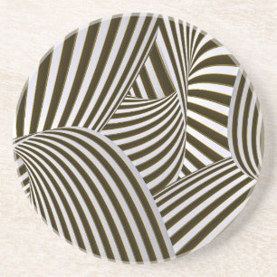 3D-Drehungen Sandstone-Untersetzer Getränkeuntersetzer