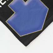 3D Dreidels Hanukkah Fleece Blanket (Ecke)