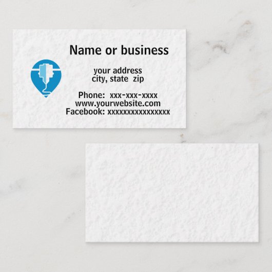 3D-Druck Visitenkarte (Vorne/Hinten)