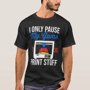 3D-Druckdatei für Pausenspiel 3D-Druckwiedergabe T-Shirt
