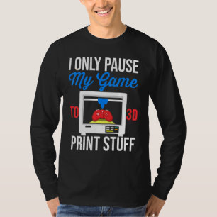 3D-Druckdatei für Pausenspiel 3D-Druckwiedergabe T-Shirt
