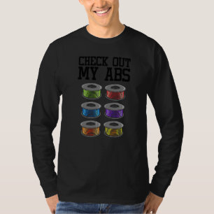 3D-Druckdesigns für Männer Frauen ABS-Drucker-Fila T-Shirt
