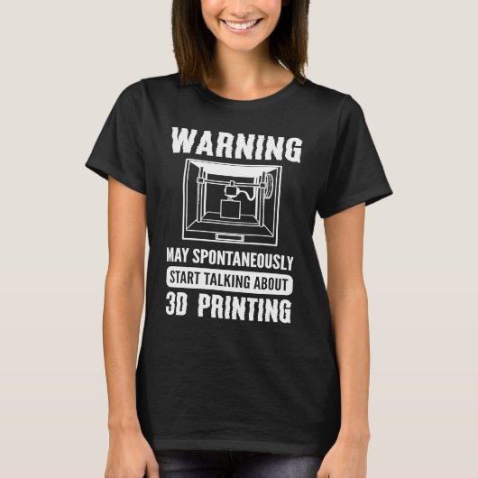 3D-Drucker 3D-Drucker T-Shirt (Vorderseite)