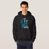 3D-Drucker 3D-Modellbauer 3D-Druck Hoodie (Vorne ganz)