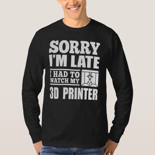 3D-Drucker-3D-Workers mussten mein 3D-Bild sehen T-Shirt (Vorderseite)