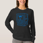 3D-Drucker, CNC G-Code 3d-Drucker T-Shirt (Vorderseite)