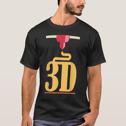 3D-Drucker T-Shirt (Vorderseite)
